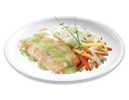 Wild Pacific Salmon in a Creamy Dill Sauce