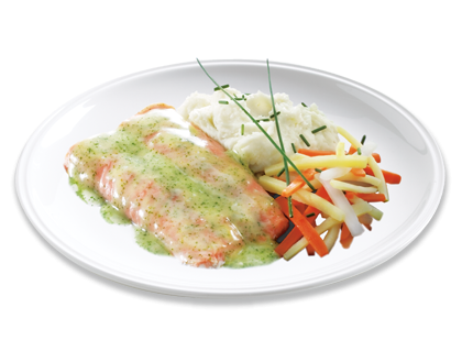 Wild Pacific Salmon in a Creamy Dill Sauce