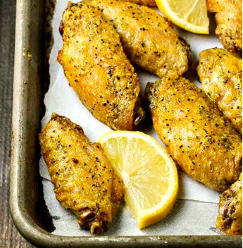 Lemon Pepper Chicken Wings
