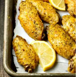 Lemon Pepper Chicken Wings