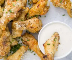 Garlic Parmesan Chicken Wings