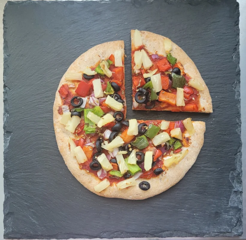 8" GF No Cheese Veggie